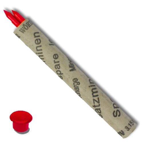 Mina Grafite Worther 3.15mm Vermelho